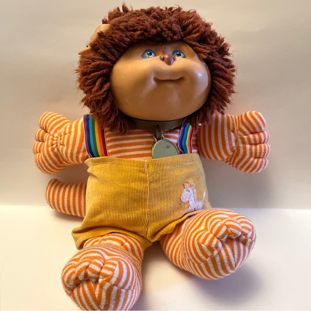 💙💛Vintage Cabbage Patch Koosas Puppy💛💙 Eye Blue.